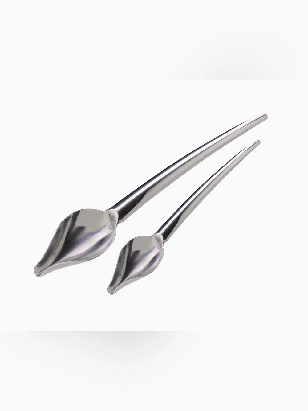 Set of 2 Quill Spoons for Cake Decorating Stainless Steel
